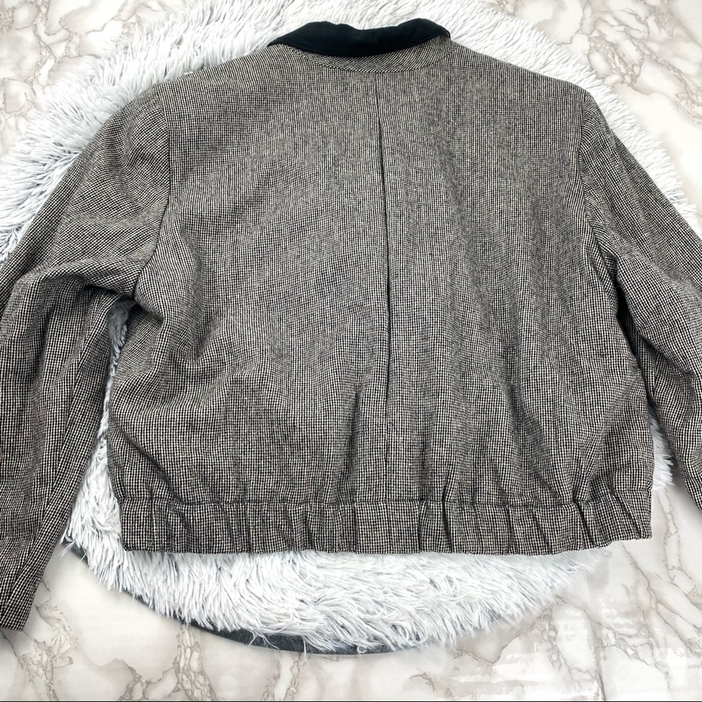 Vintage Pendleton Cropped Wool Bomber Jacket Euc - image 2